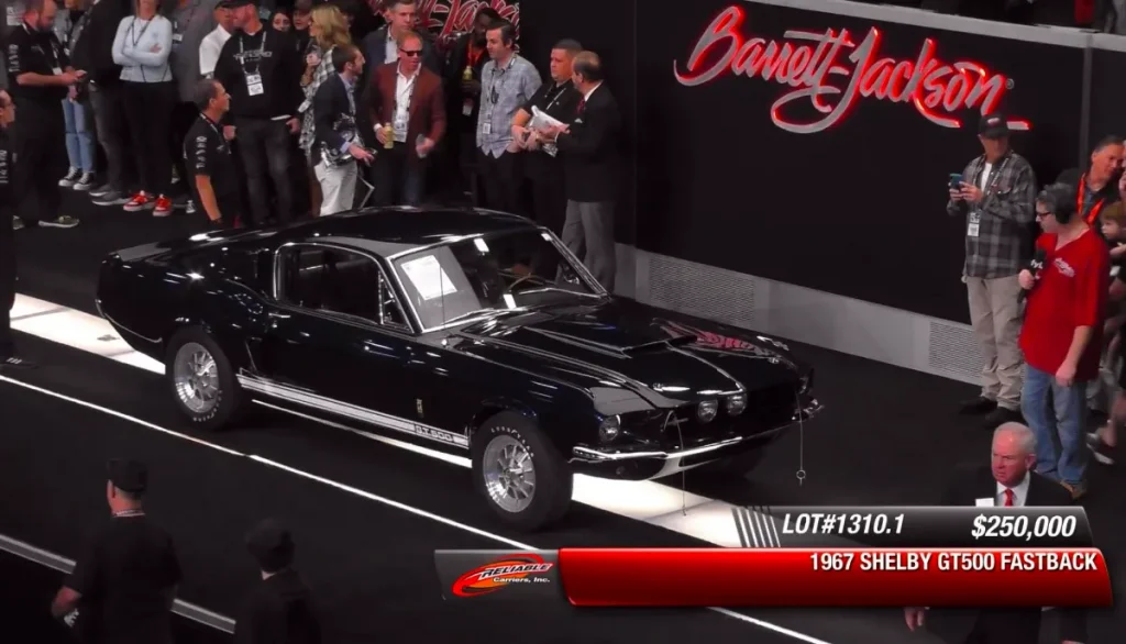 1967 Shelby GT500 fastback op veiling