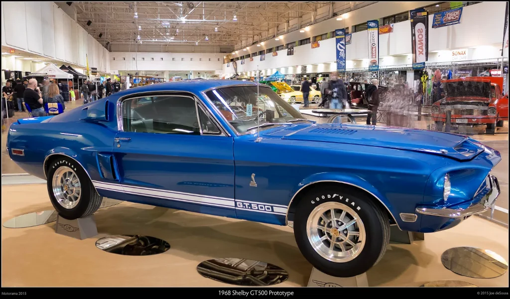 1968 Shelby GT500 blauw