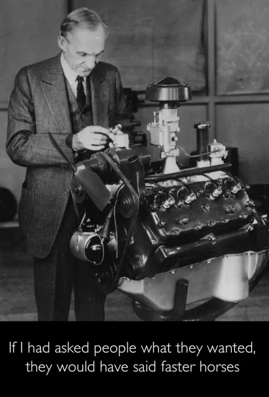 Henry Ford over marktonderzoek