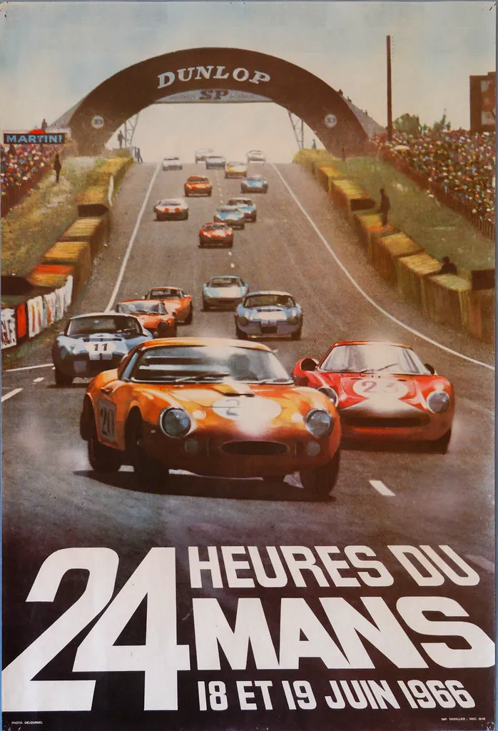 Affiche LeMans 1966