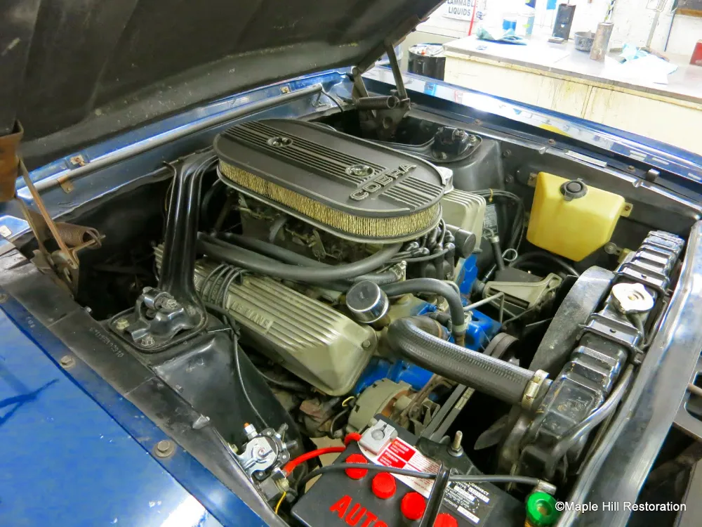 Shelby GT500 van 1967 motor